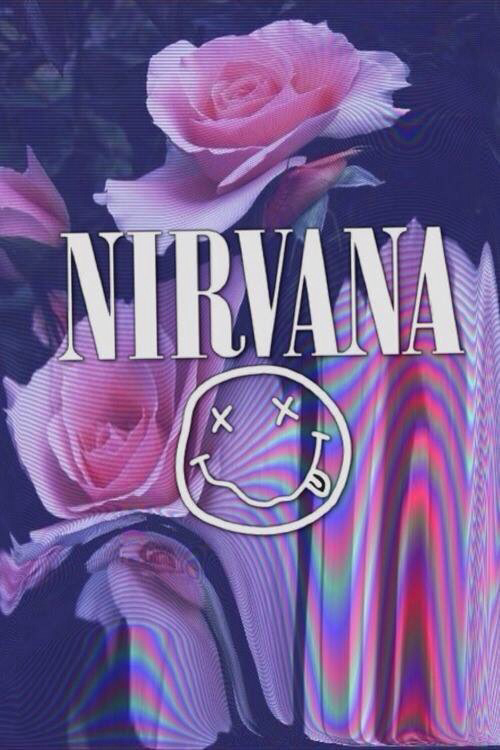 Trippy iPhone Background Psychedelic Background Nirvana Logo