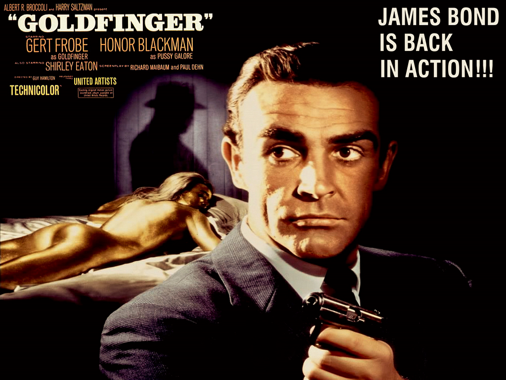 James Bond In Goldfinger Desktop Pc And Mac Wallpaper