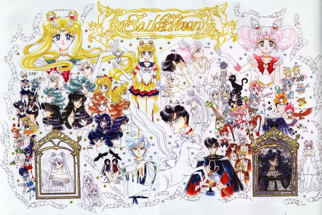 Download Sailor Moon Manga Wallpaper 1024x684 Full HD Wallpapers
