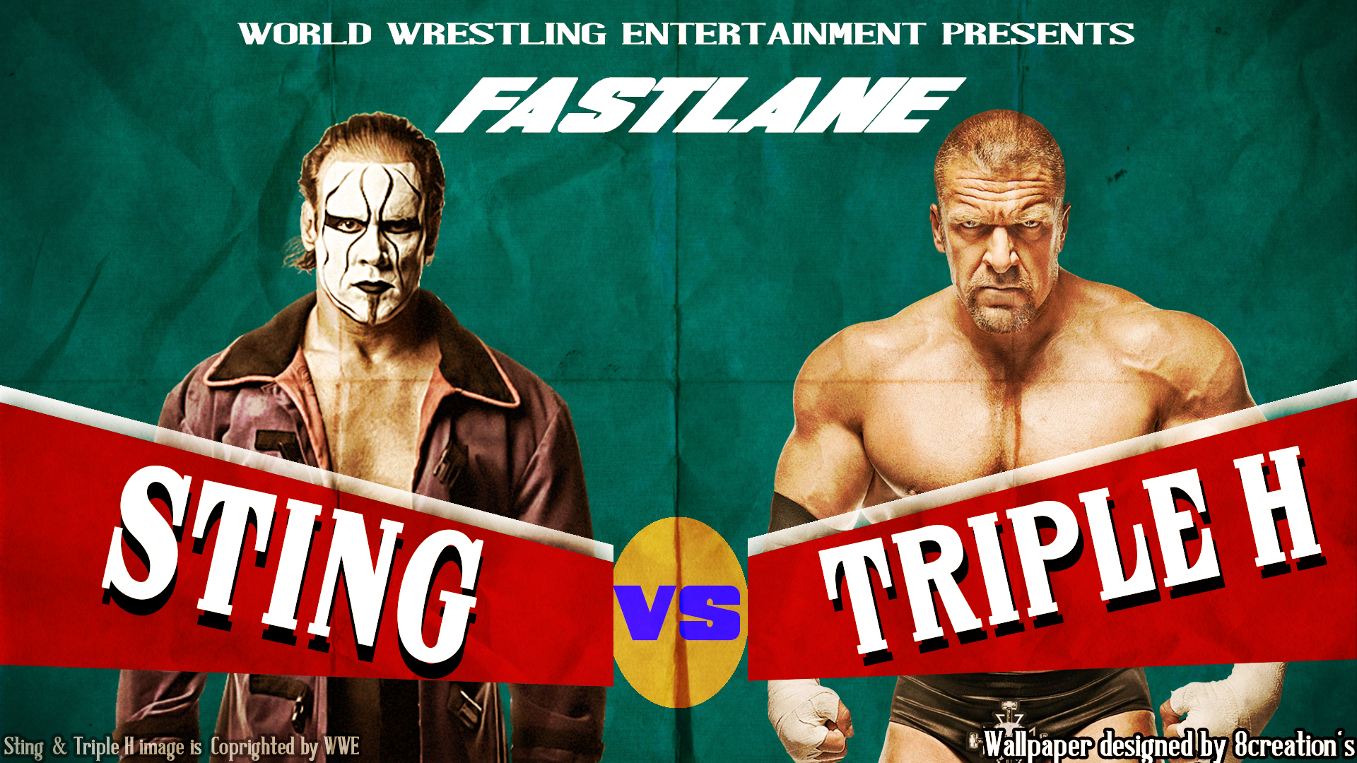 Sting Vs Triple H Fastlane Wallpaper By Arunraj1791