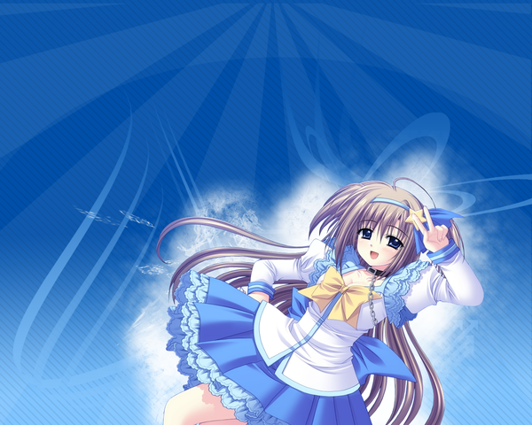 Anime Wallpaper Blue Love By Limpich