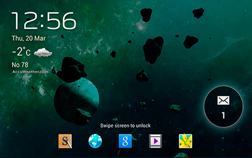 Live Wallpaper For Android Asteroids 3d Tablet And