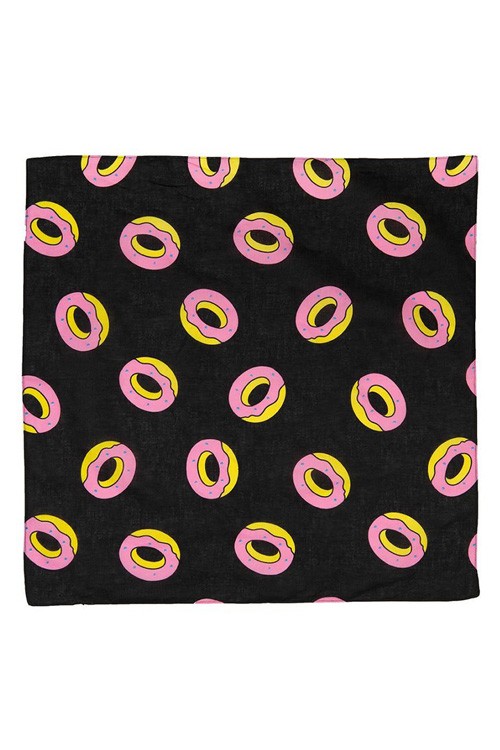 ODD FUTURE All Over Donut Bandana Black Culture Kings Online Store