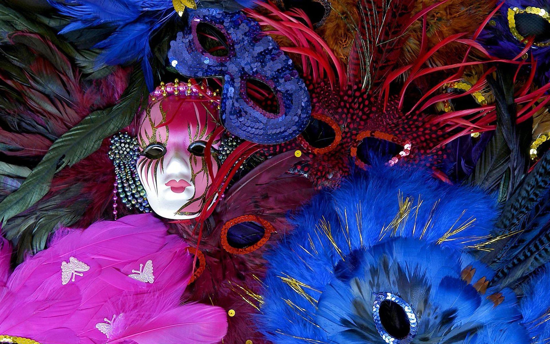 Masquerade Masks Wallpaper Myspace Background