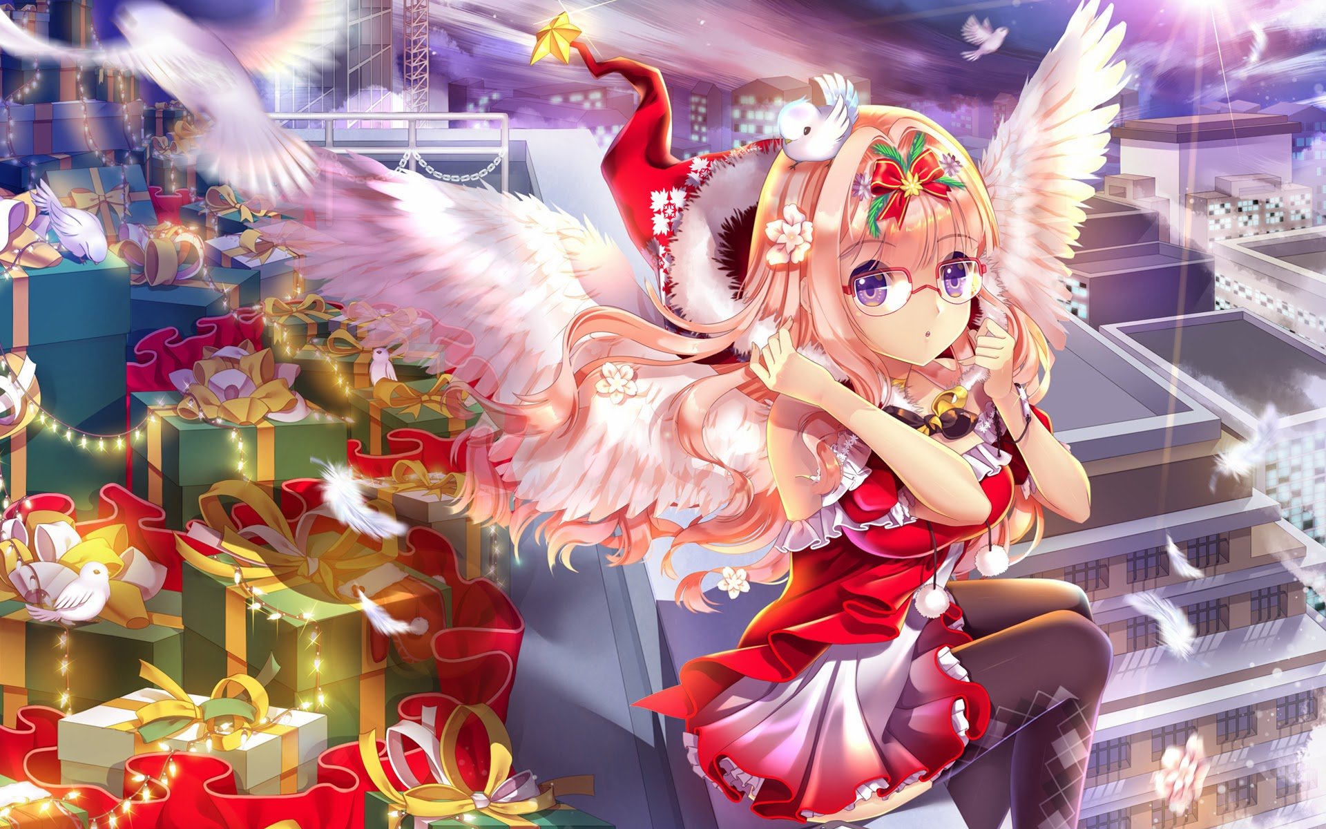 44+ Anime Christmas Wallpaper HD on WallpaperSafari