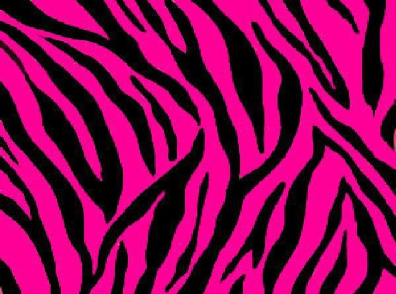It Is A Pink Zebra Stripe Desktop Wallpaper