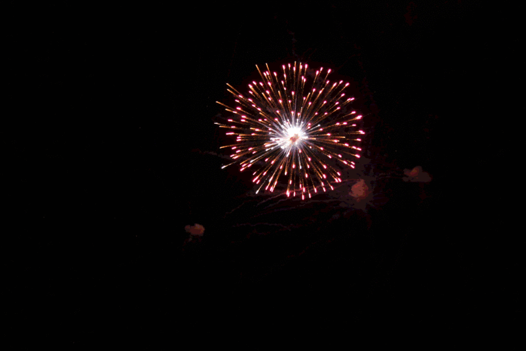 fireworks hd with white background