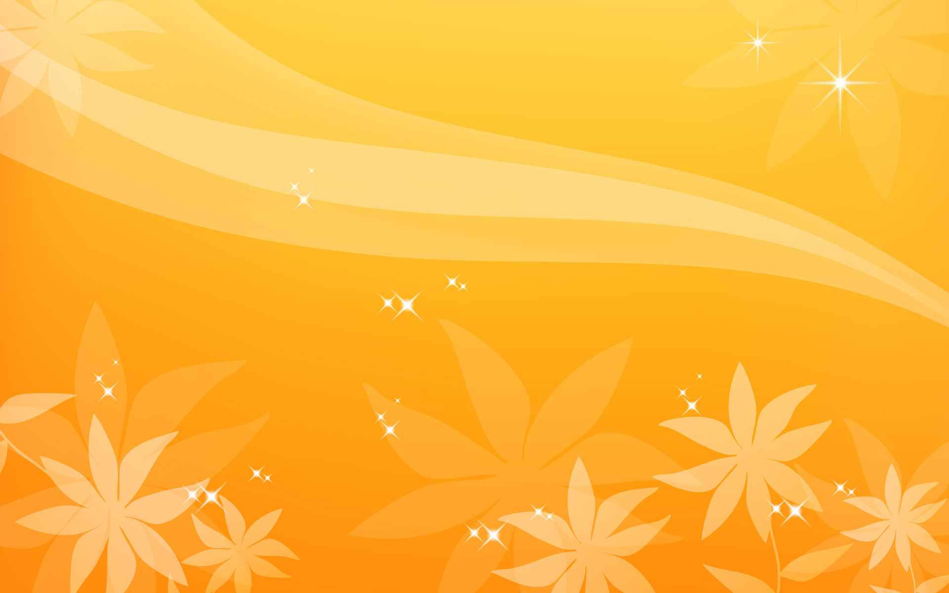 Orange Flower Desktop Background