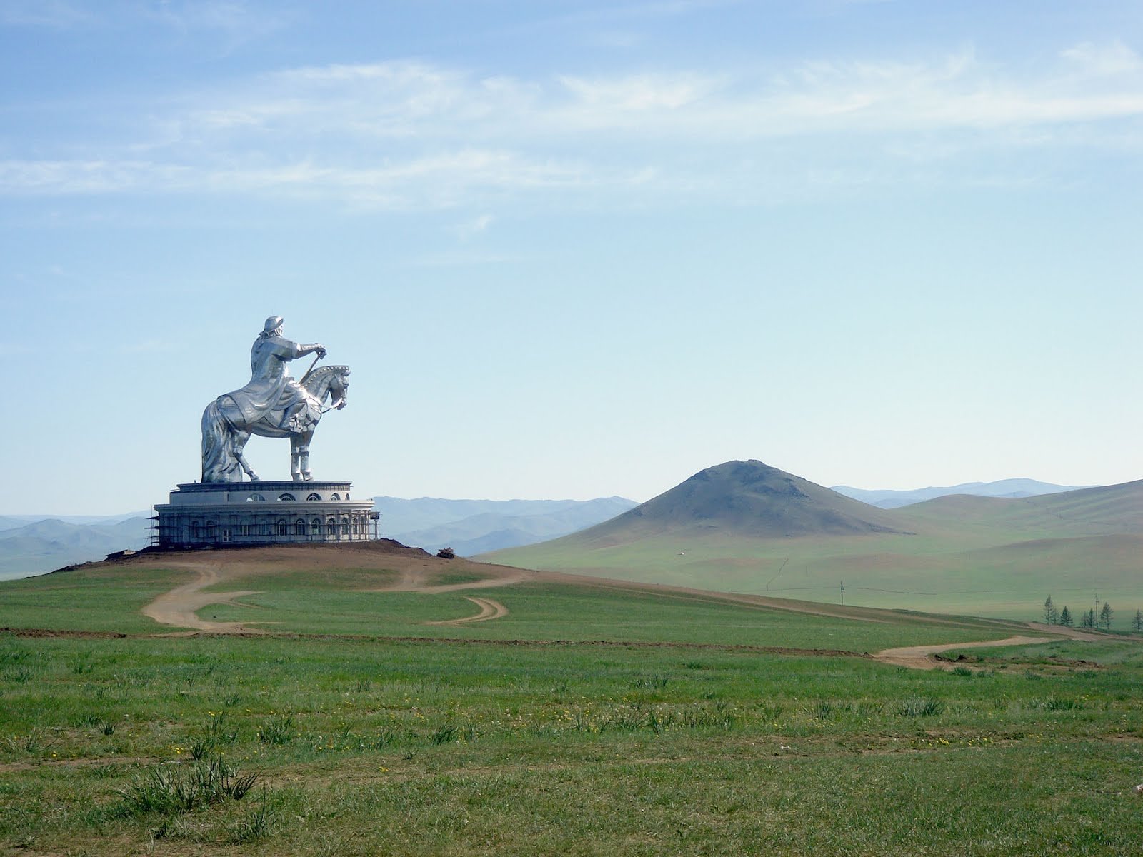Genghis Khan Equestrian Statue Wallpaper And Background Image