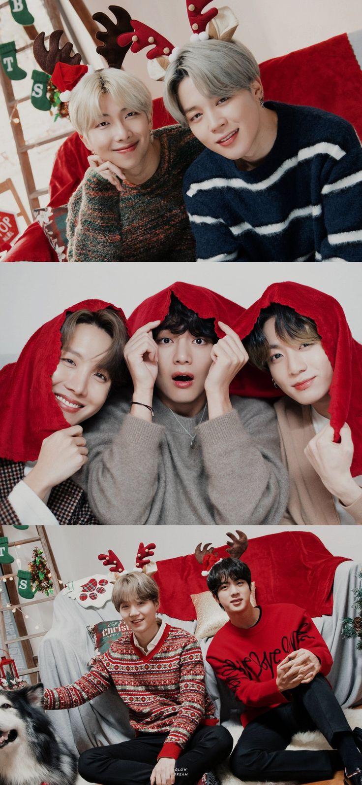 Naver X Dispatch Bts Christmas Wallpaper Lockscreen Edit