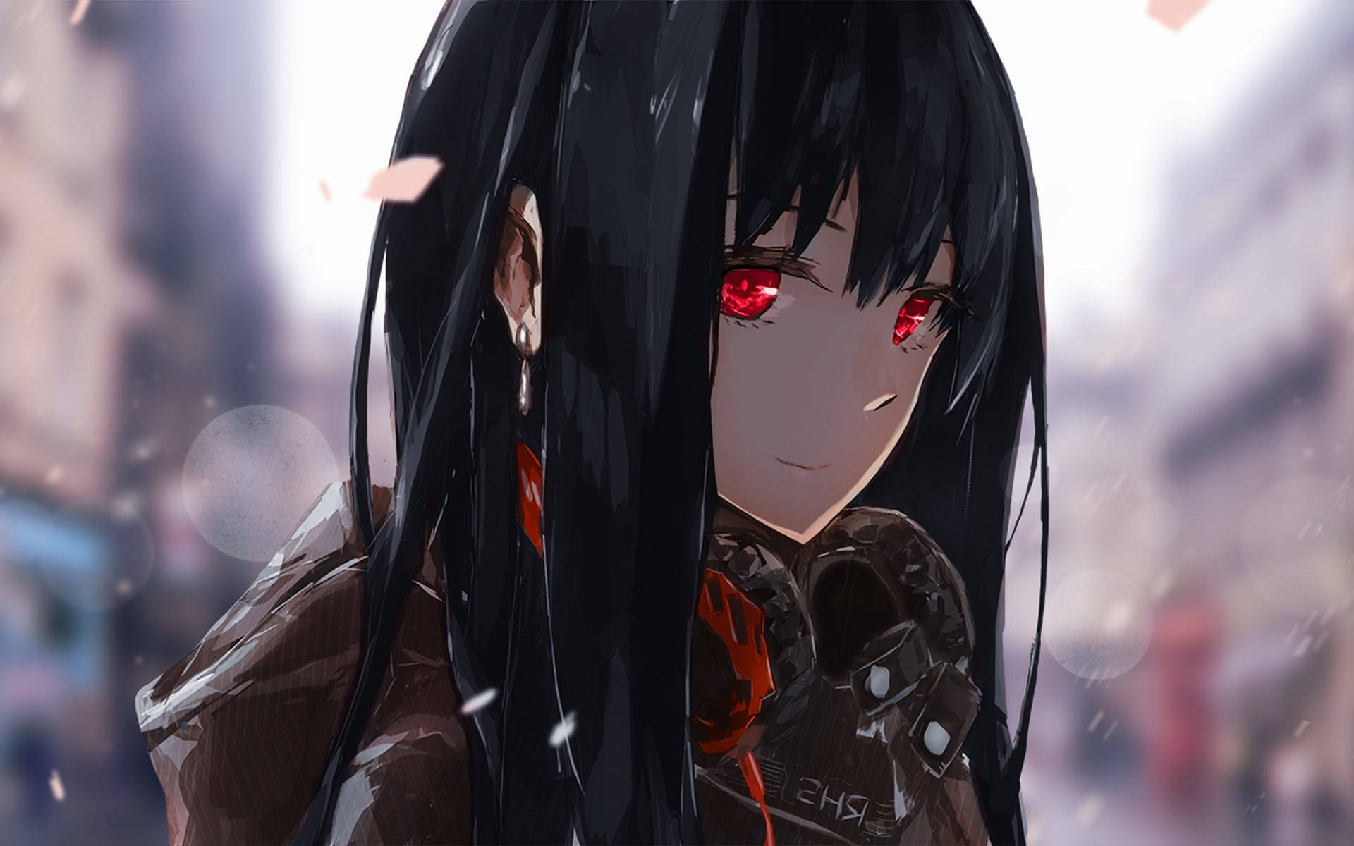 Anime Girl Hoodie Wallpaper