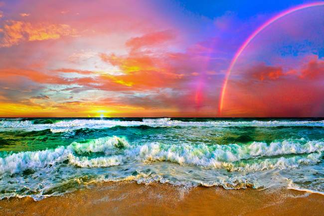 Stunning Rainbow Beach Artwork For Sale on Fine Art Prints 650x434