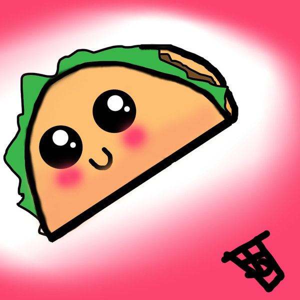 Cute Taco Wallpaper Chibi