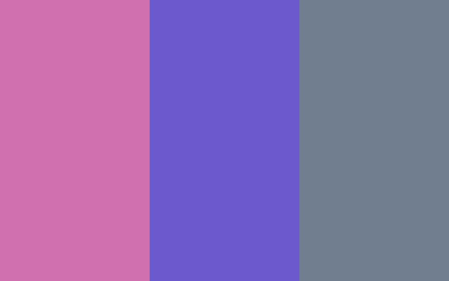 Sky Magenta Slate Blue And Gray Solid Three Color Background