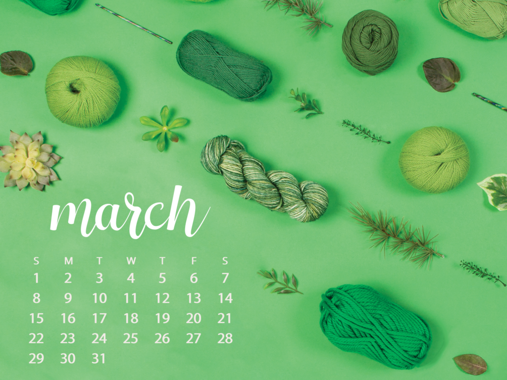 March Calendar Wallpaper Wecrochet Staff