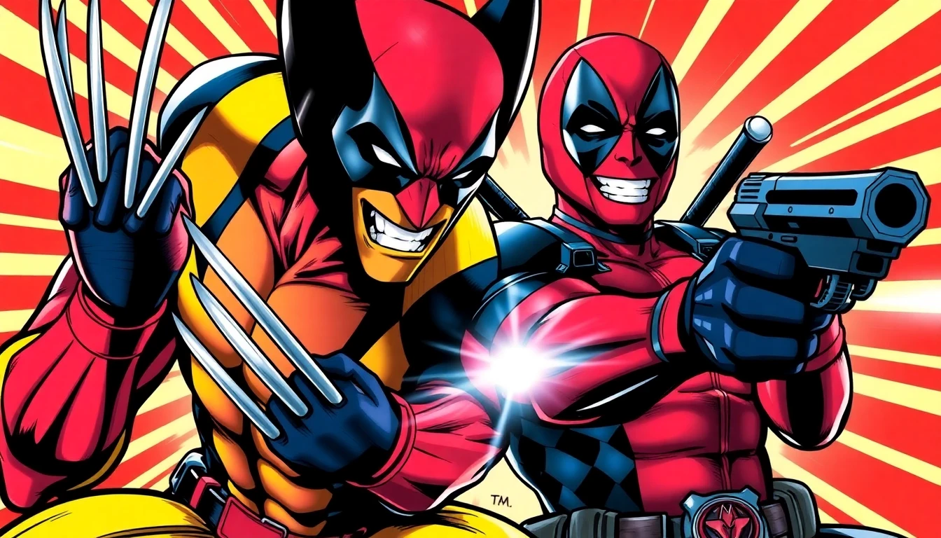 Wolverine And Deadpool Wallpaper