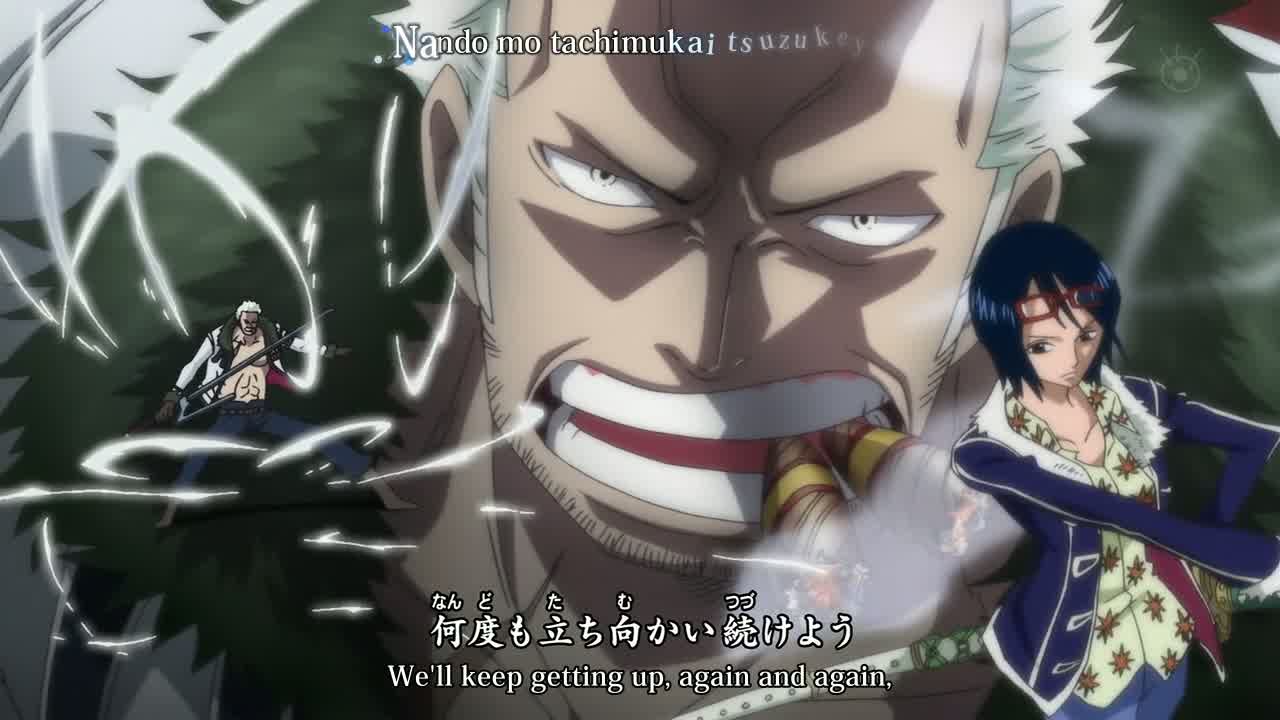 Smoker And Tashigi One Piece Image