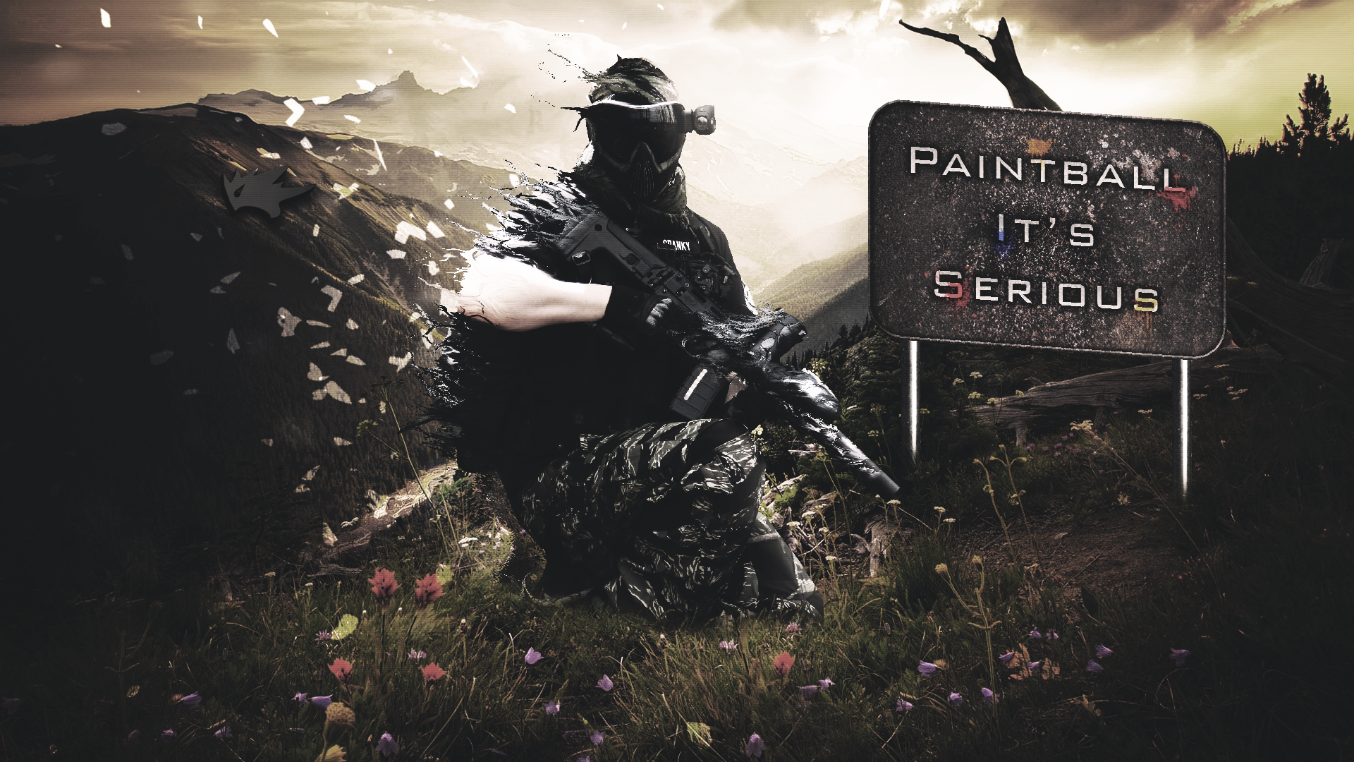 Paintball Wallpaper Layouts Background Is Serious By Picture