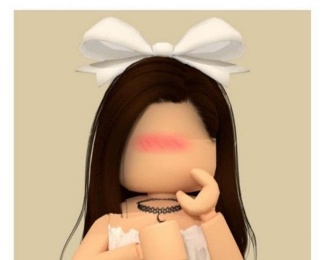 Aesthetic Roblox Girl Picture Wallpaper