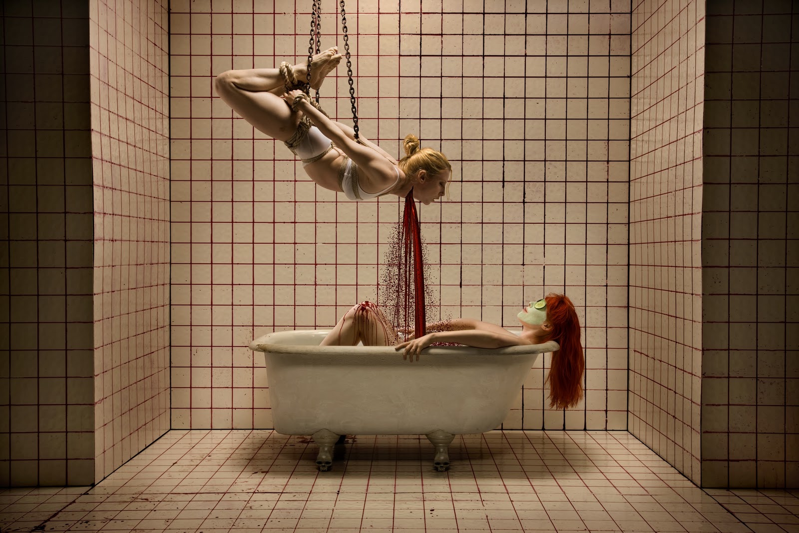 Horror Bath Girls HD Wallpaper On Screen Best