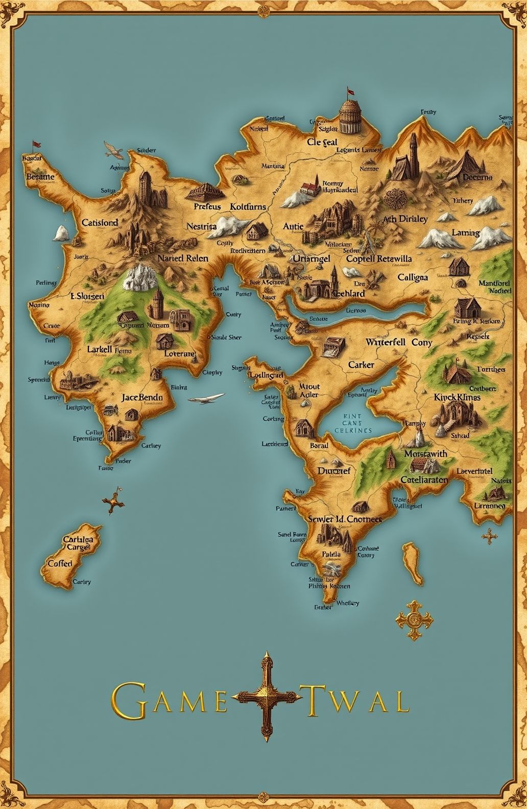 Game Of Thrones Map Wallpaper