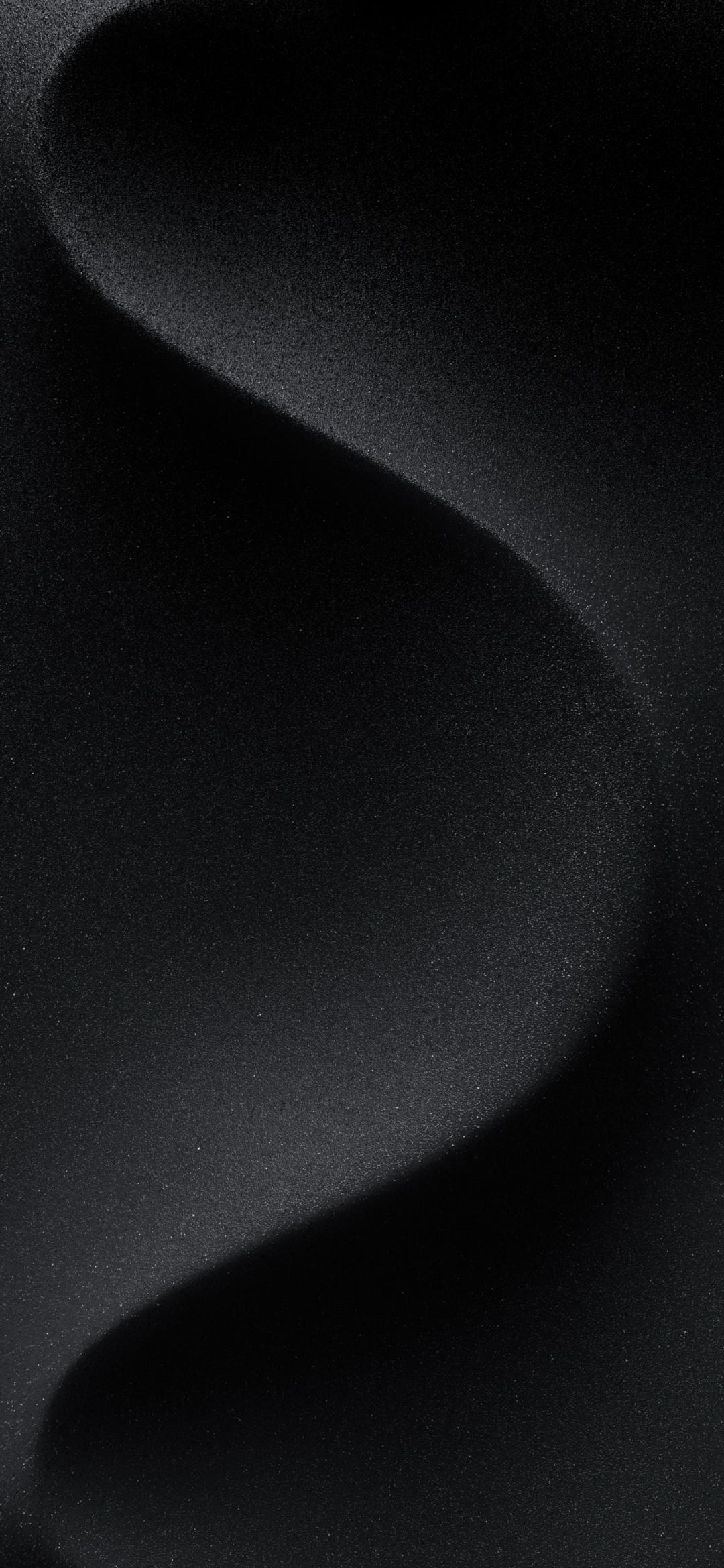 iPhone Pro Official Stock Wallpaper Aod Black Titanium