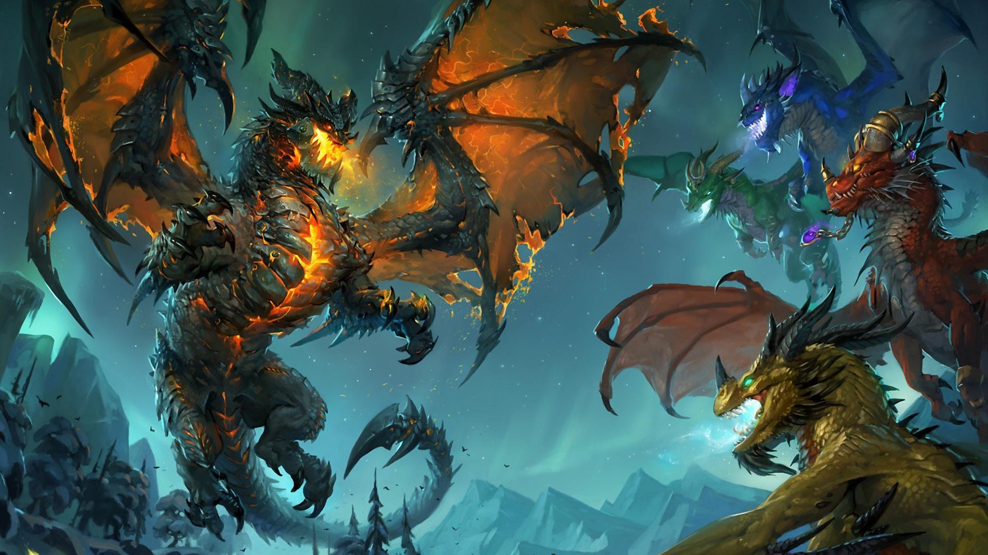 Fantasy Art Deathwing World Of Warcraft Cataclysm Wallpaper