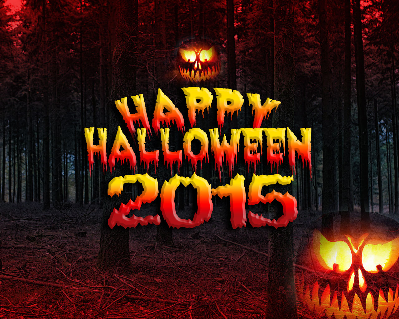 Scary Happy Halloween Image Background Wallpaper
