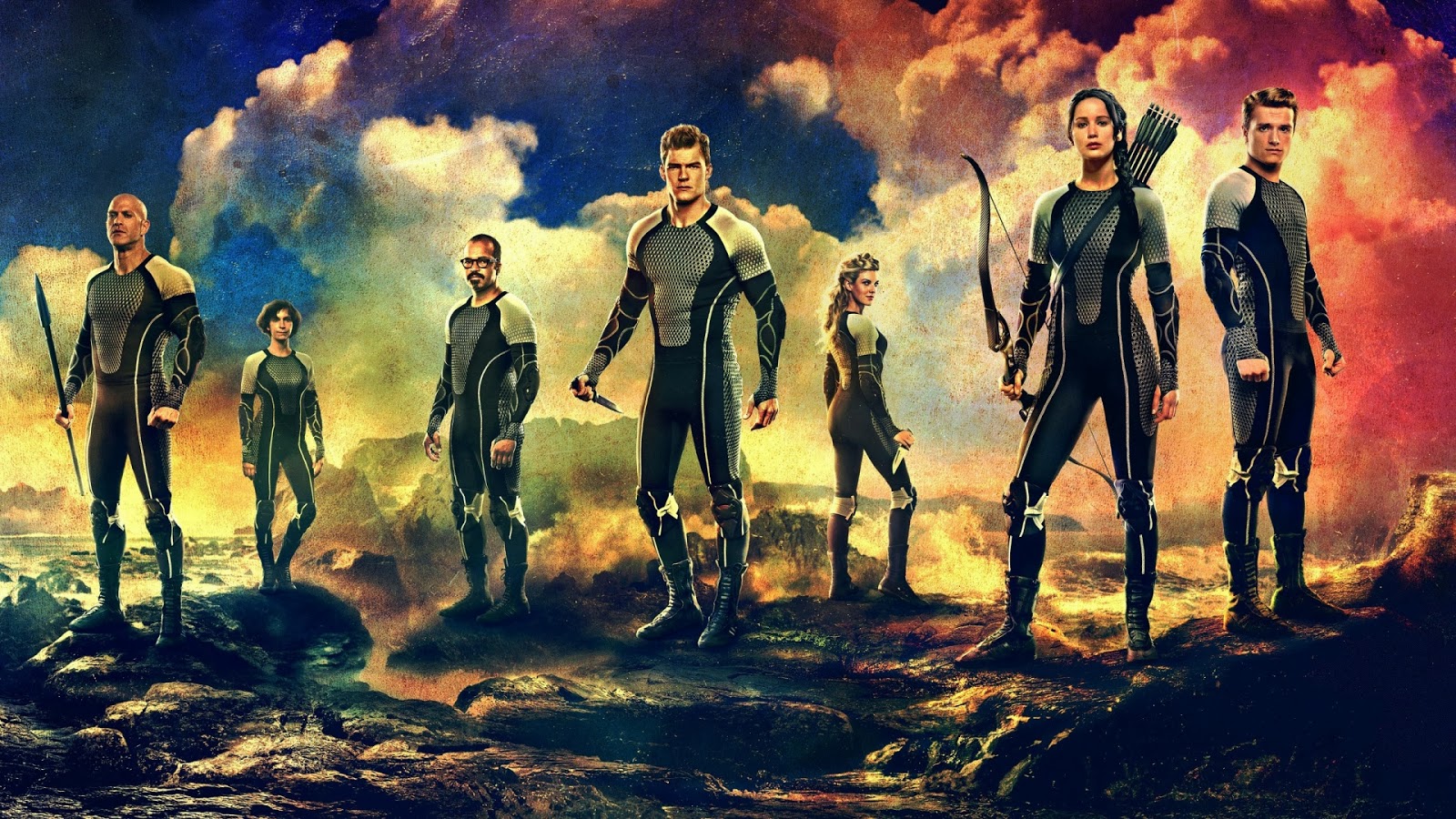 Hunger Games Catching Fire Characters Wallpaper Hiresmoall