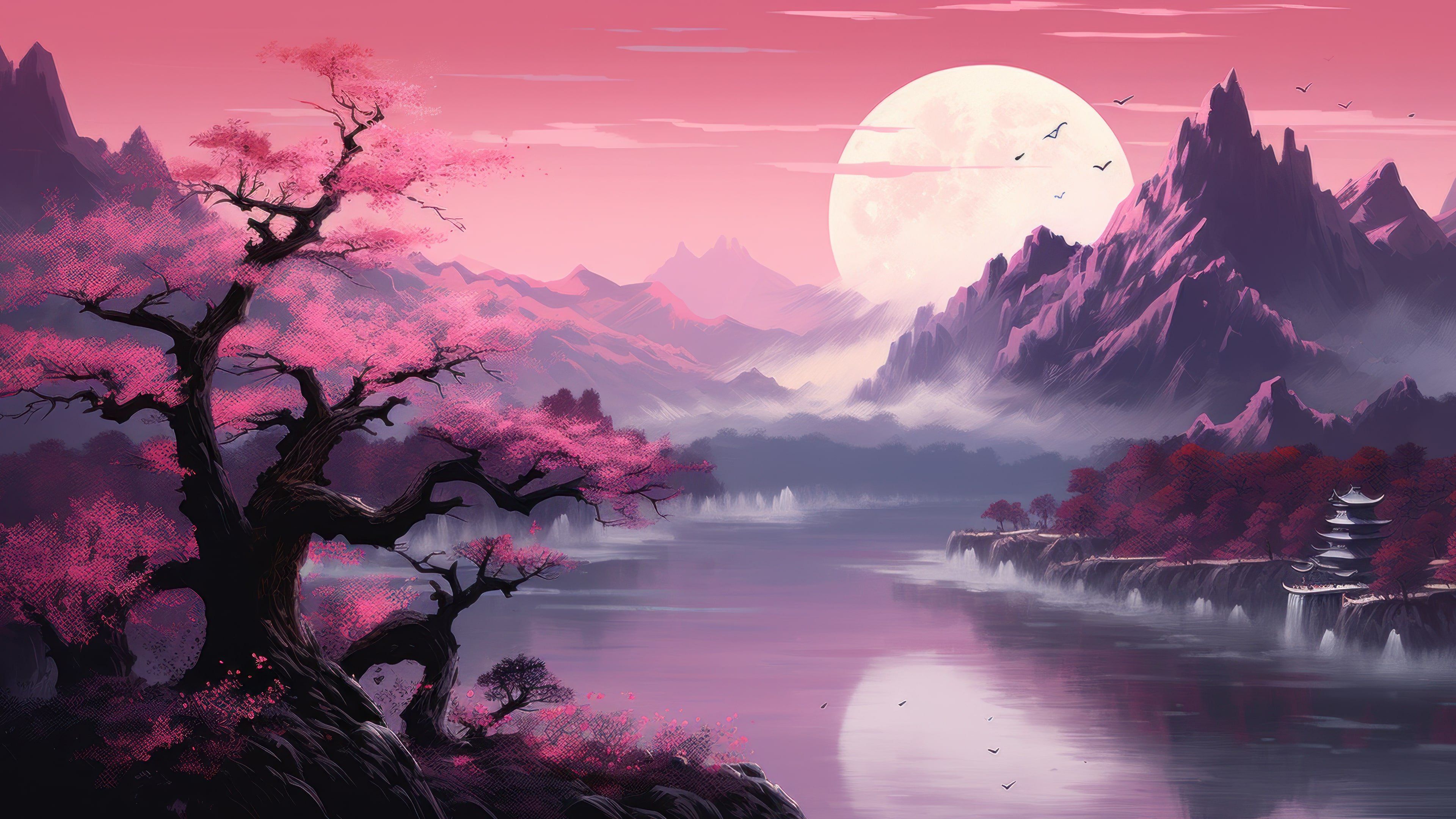 Anime Cherry Blossom Wallpaper