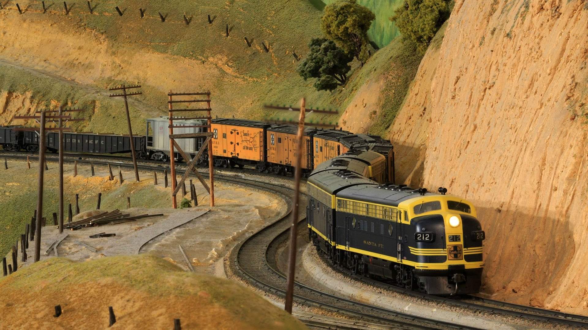 Model Railroad Murals Or Backdrops