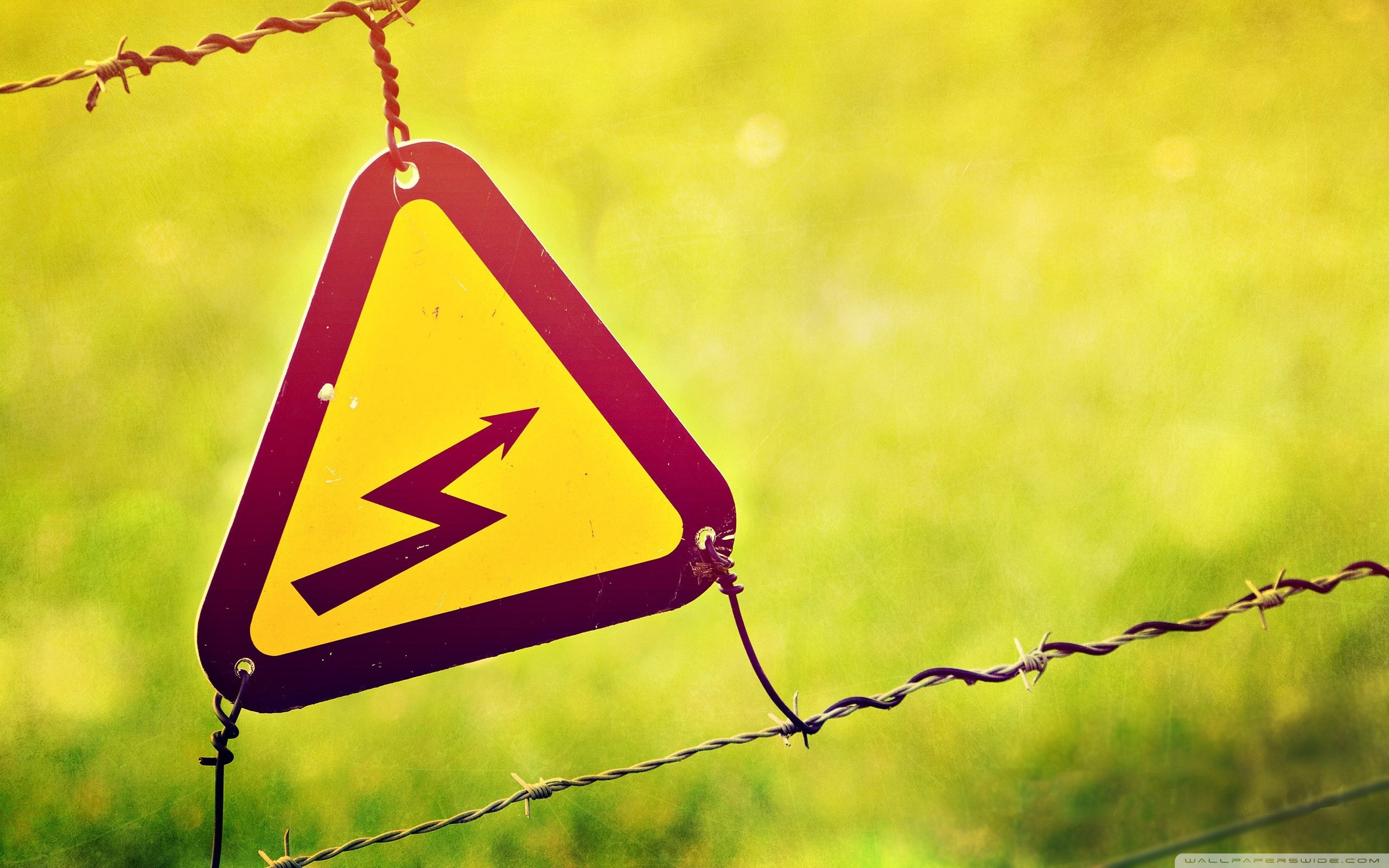 electricity warning sign wallpaper 2560x1600 wallpaper background