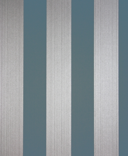 Lydford Stripe Wallpaper A Luxurious Medium In Teal