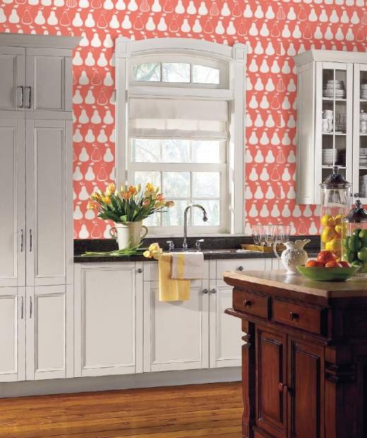 With New Artistic Designs Wallpaper Is Hip Again Coral Kitchen