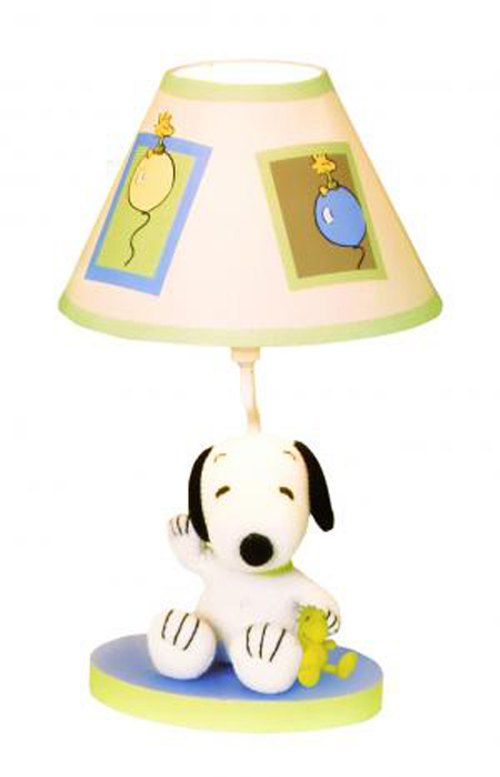 Lambs And Ivy Peekaboo Snoopy Lamp Cute
