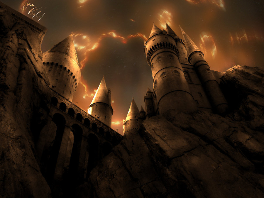 Hogwarts under attack by rafamoliveira on