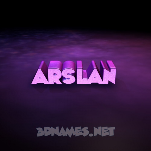 Pre Of Big Purple For Name Arslan