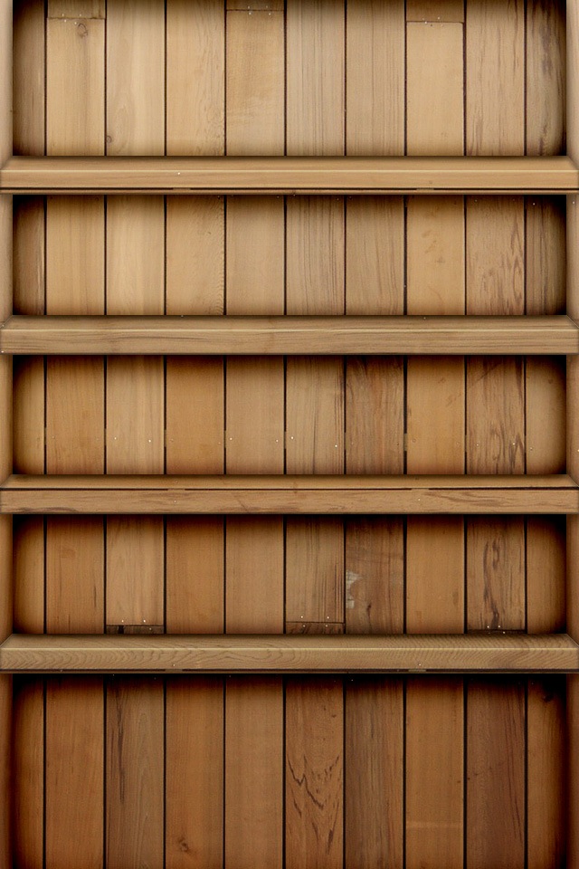 Wood Shelf iPhone Wallpaper HD