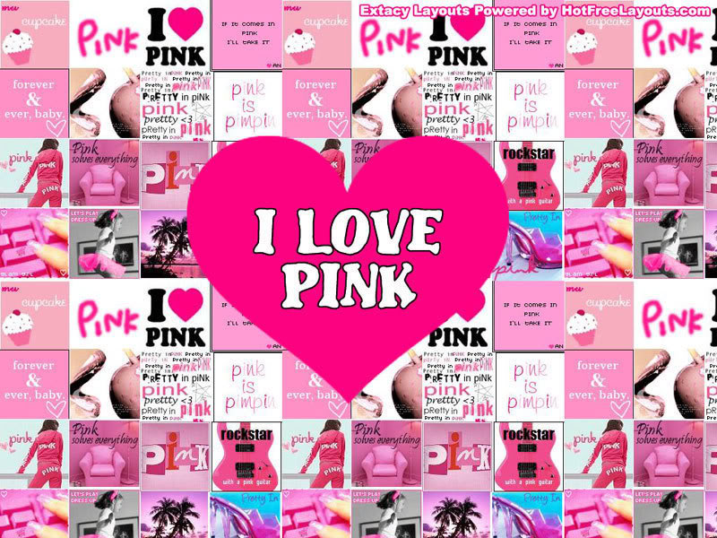 Love Pink Color I Wallpaper