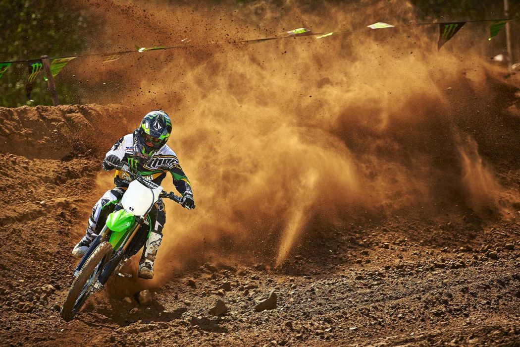 Kawasaki Kx450f Motocross Moto Dirtbike Wallpaper