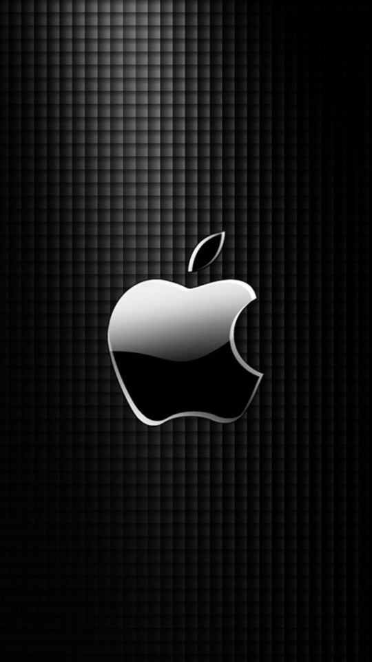  Logo with Black Grid Background Wallpaper   Free iPhone Wallpapers