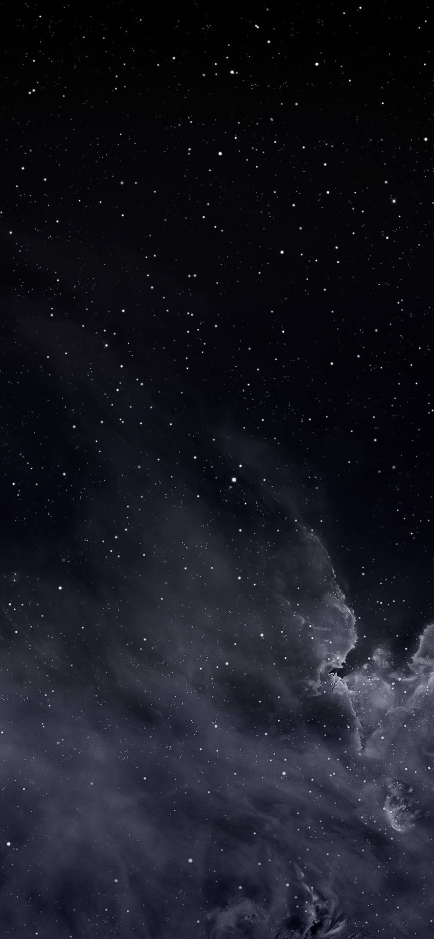 Plain Black iPhone Galaxy Wallpaper