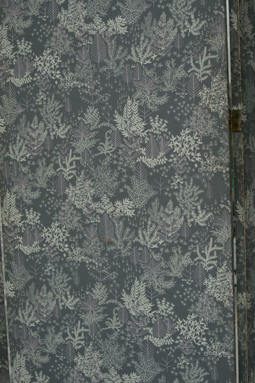 Large 1940s Italian Lithographed Wallpaper Screen at 1stdibs