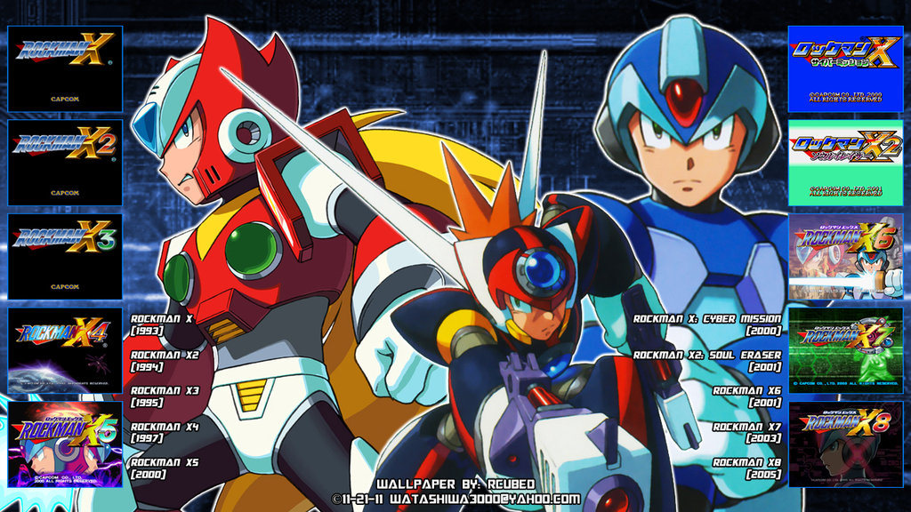Rockman X Wallpaper Featuring Games By Nobuharuudou On