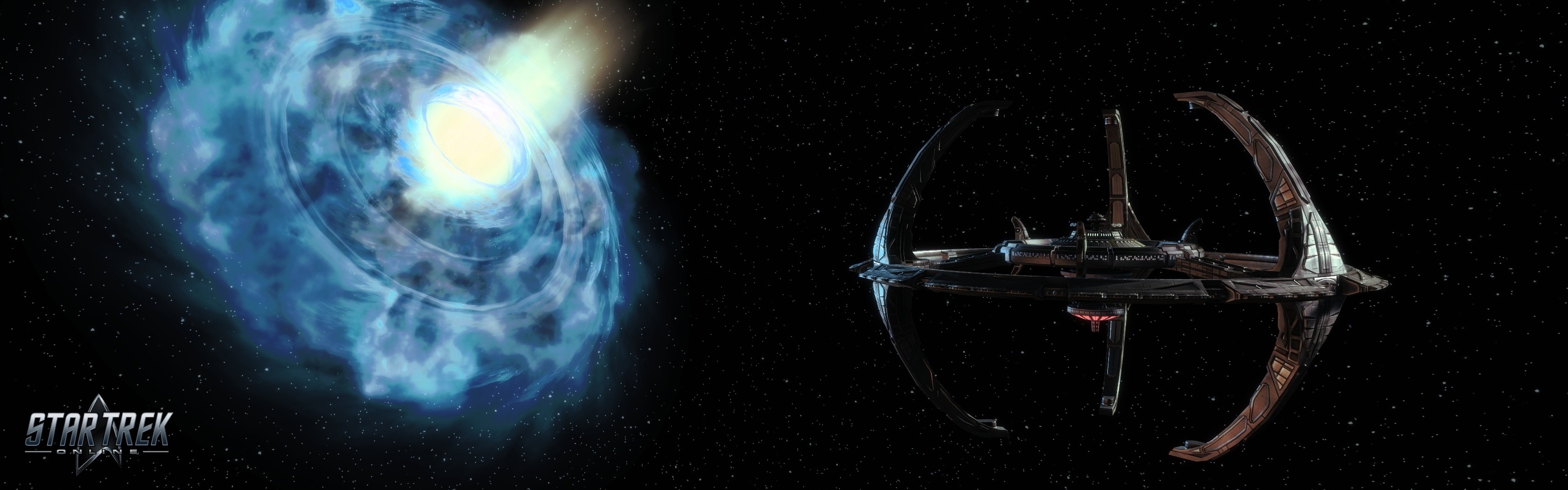 Wormhole Multiscreen Deep Space Ds9 Multi Dual Wallpaper Background