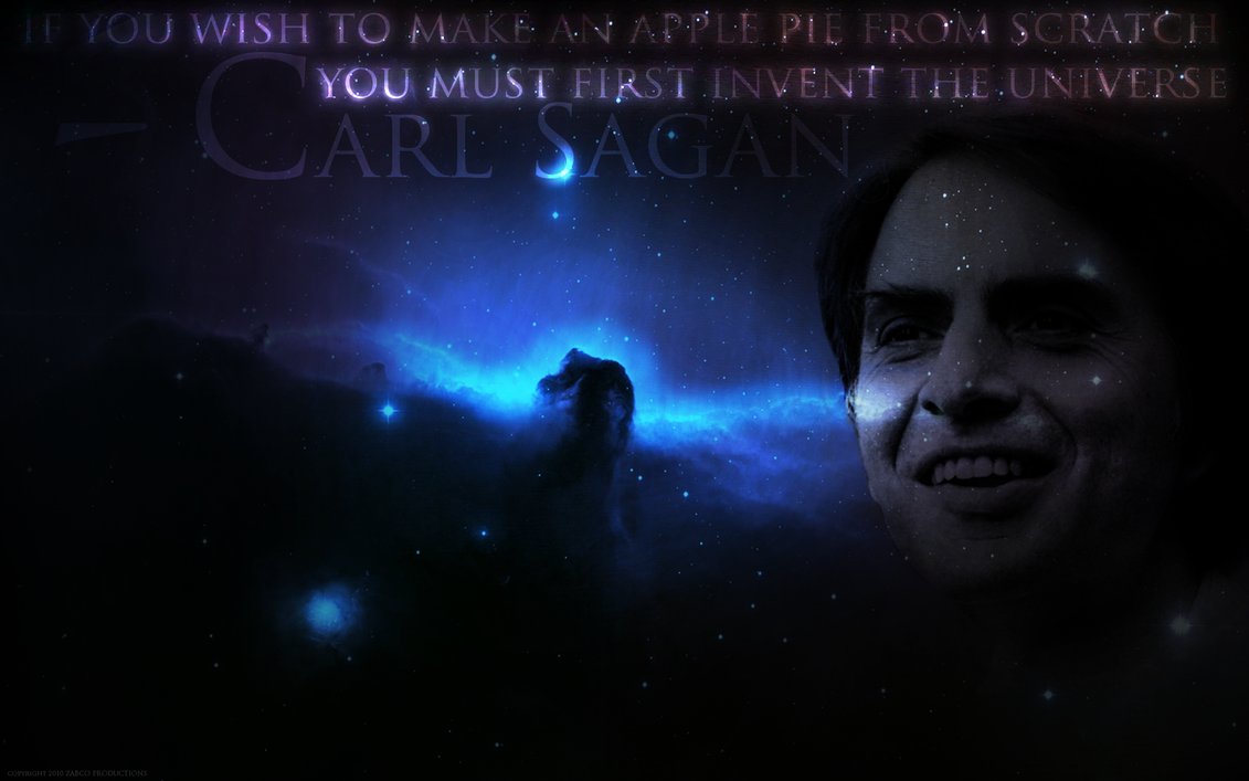 Carl Sagan The Apple Pie By Zaborack