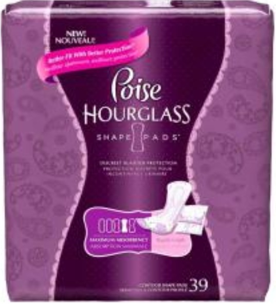 Sample Of Poise Hourglass Pads Plus Money Saving Coupons
