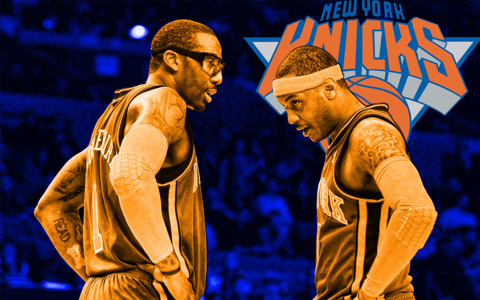 Carmelo Anthony Widescreen Wallpaper Together With Amare Stoudemire