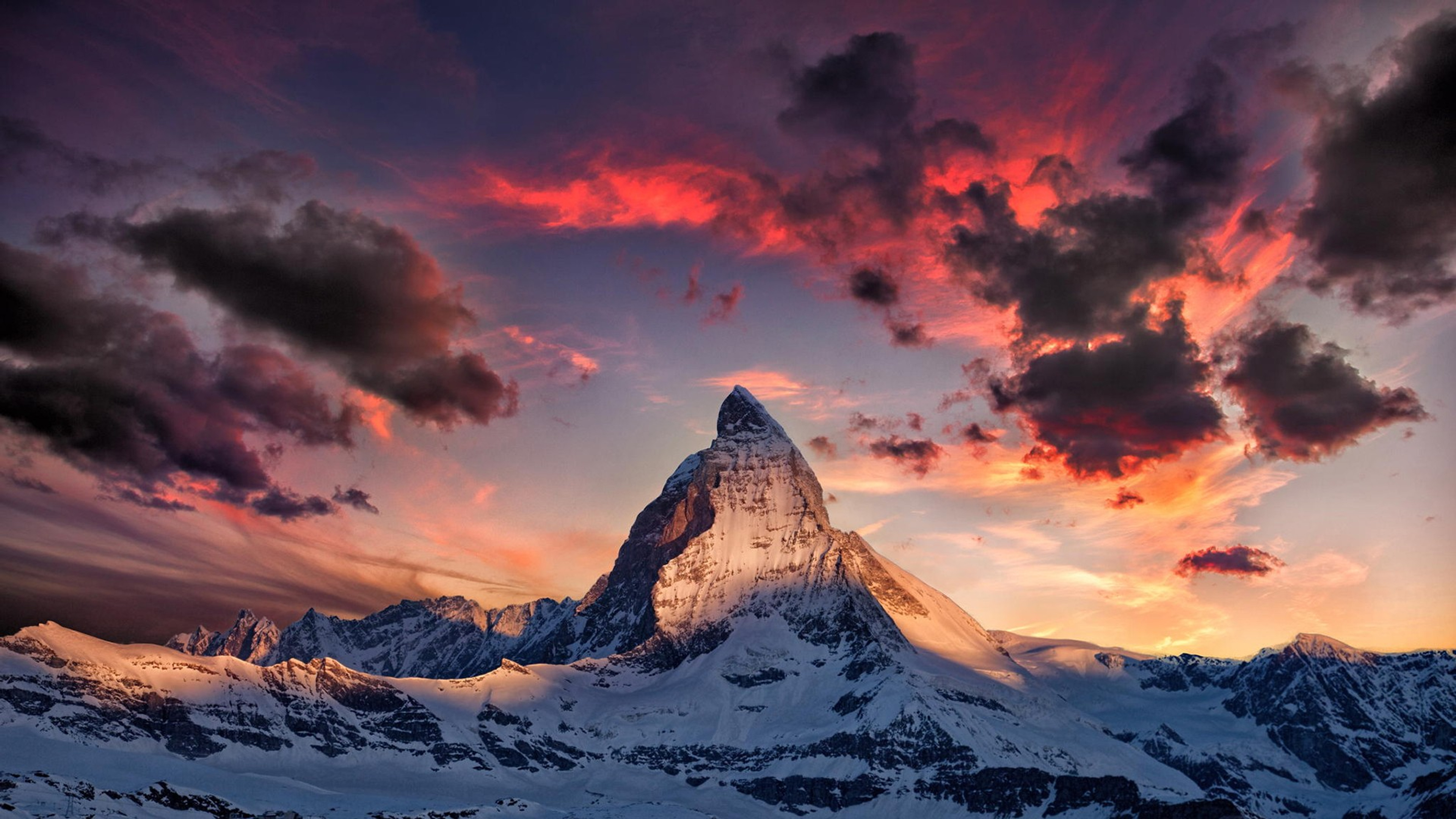 Mountains Alps 4k HD Wallpaper Image Photos