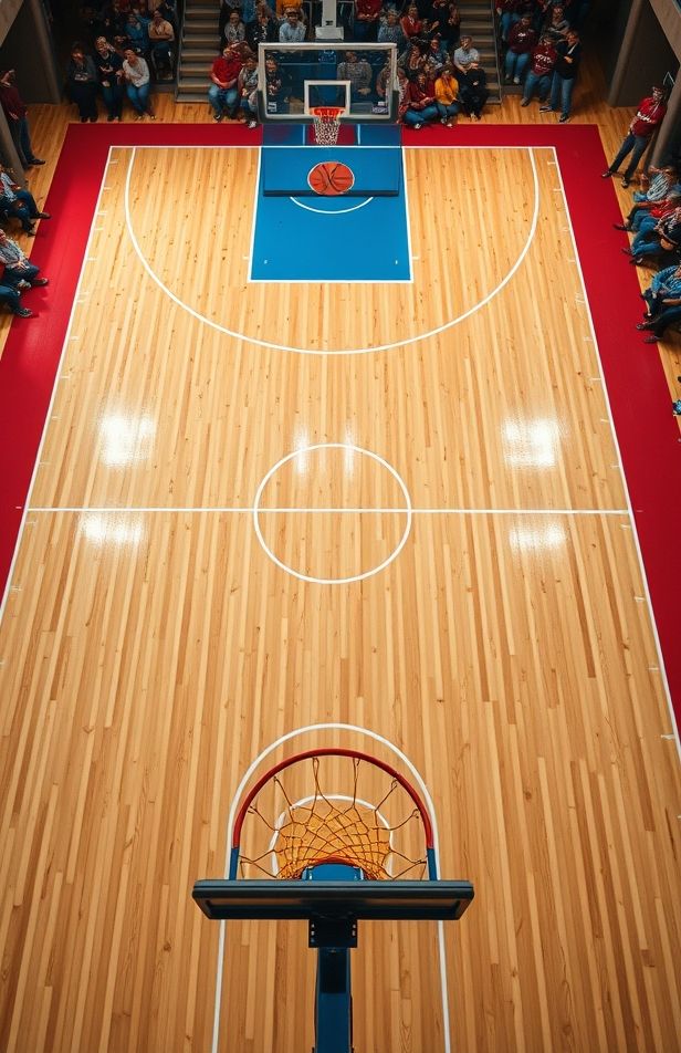 Basketball Court Wallpaper Hd
